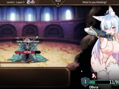 Arena rogue and knight - Sexy white hair foxy girl fucked from behind