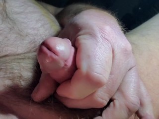 Edging my small hairy dick Video