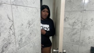 In The Bathroom Stepsister's True Desire Is To Enjoy Herself With Her Stepbrother's Cock
