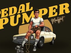 FREE PREMIUM PREVIEW : STEP GAY DAD - PEDAL PUMPER - THE HARD START - BY MANLYFOOT