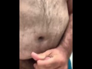 Preview 2 of Ruined Orgasm For Chubby Man In Sink