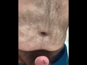 Preview 5 of Ruined Orgasm For Chubby Man In Sink