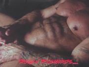 Preview 1 of MUSCLE DADDY STROKES HIS XXL FAT COCK