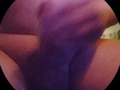 Jerking off to porn