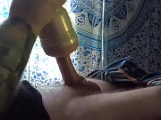 Preview 4 of Cumming twice in a row during a power outage - Destroya