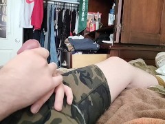I love taking my cock out and busting all over myself