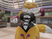Preview 1 of Furry step mother Renamon  fucking you HARD POV