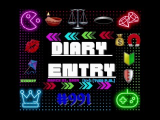 🍬🥉Diary😵‍💫🤖Entry🇪🇸🇸🇸{#991}🟪🕞