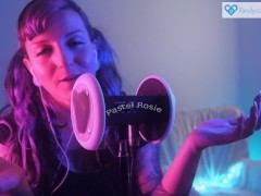 SFW ASMR - Pastel Rosie Massaging, Edging and Controlling Your Tingles - Alt Egirl ASMR Ear Petting