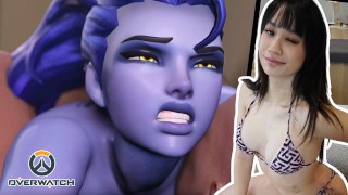 Overwatch-Widowmaker-Porno Vom Feinsten, Widowmaker-Stehendes Cowgirl