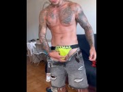 Preview 4 of Bulge play boygym hot muscular tattooed
