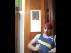 Horney Irish man 🇮🇪 masturbating