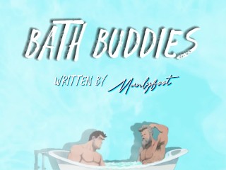 БЕСПЛАТНЫЙ ПРЕМИУМ ПРЕДВАРИТЕЛЬНЫЙ ПРОСМОТР : Сводный папа-гей - Bath Buddies - Тепличный дом с сексуальным напряжением, настолько сильным, что оно заканчивается