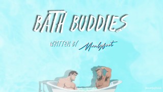 VISTA PREVIA PREMIUM GRATIS : Padrastro Gay - Bath Buddies - Hot casa con tensión sexual tan gruesa que termina