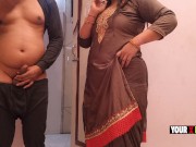 Preview 2 of Punjabi Jatti caught bihari masturbate in her bathroom and fucked with him