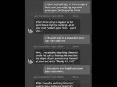 Taking the Virginity of your friend Ellie - AI Roll play - 1
