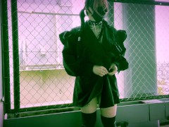 どこでも大きいディルドを入れられます - Screenshot 10 of 16 - Slave Girl
