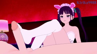 Yumechi and I have intense sex in a love hotel. - Akiba Maid War Hentai