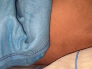 Preview 2 of Stepmother with HUGE ASS shares bed with Stepson. It becomes 🤐💦