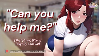 Extraño sexy tímido pide tu ayuda en el gimnasio [Respiración] [Gimiendo] [Jadeante]