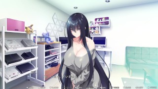 [#02Hentai Game A big-breasted beauty gives you a breastfeeding hand job, foot job, and titjob.