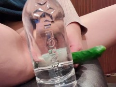 plastic bottle masturbation women 9