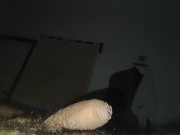 watching my hairy uncut hairy clitty go fully limp in real time and moving my balls