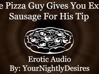 Парень из пиццы тянет тебя за волосы и кончает тебе в киску [грубо] [встречный секс] (эротическое аудио для женщин)