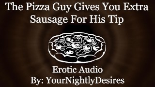 Pizza Man Pulls Your Hair And Cums In Your Pussy Rough Counter Sex Erotic Audio For Women