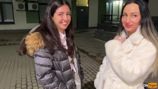 We picked up two strippers with a friend and fucked them roughly