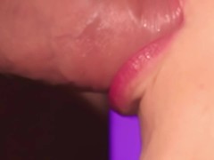 😍 4K CLOSE UP : She wants to be his veiled doll. She learns how to suck him patiently