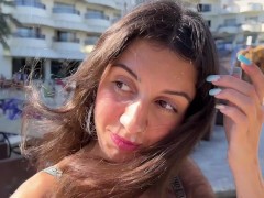 Публичный пикап - Секс за деньги с прекрасной леди , согласилась погулять со спермой на лице - Screenshot 15 of 16 - Cumwalk