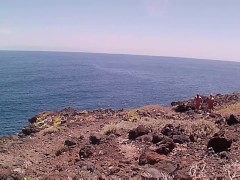 Couple is hiking naked near the coast - Screenshot 1 of 16 - Amateur