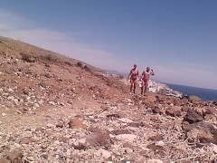 Couple is hiking naked near the coast - Screenshot 5 of 16 - Short Hair