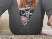 Preview 6 of Cute tattooed redhead playing with herself
