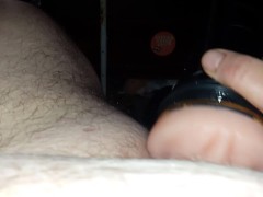 Masturbating