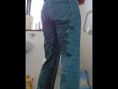 Request - Absolute desperation pissing my boxers and my jeans and on the floor