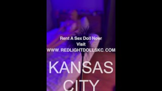 Guy rents sex doll and uses BDSM toys in Kansas City Missouri