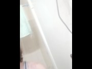 Preview 5 of Just another lower end quality bathroom masturbation video wearing vaguely appealing regailia :(
