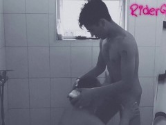 Stepson is seduced by chubby mom and fucks her in the shower