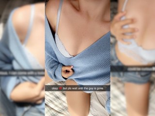 Sext on SnapChat with Ex Fuck Relationship Ends in a Reel Fuck