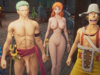 One Piece Odyssey Nude Mod Installed Game Play [part 10] Porn Game Play [18+] Sex Game