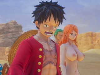 One Piece Odyssey Nude Mod Installed Game Play [part 14] Porn game play [18+] Sex game Video