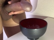 Preview 1 of 精子でチョコを作る Making chocolate with sperm