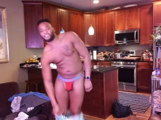 STRIPTEASE! Kennie Jai Strips and Cums for You!