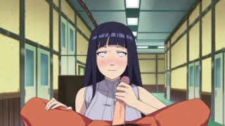 Recibiendo una mamada por parte de Hinata en la Escuela - KUNOICHI TRAINER - [Escenas + Descarga]
