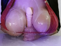 Cum show on breasts