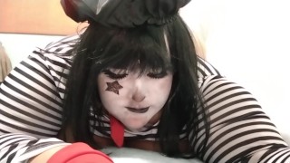 Derpixon Chuchu excitée baisée et enregistrée avec son portable - cosplay Mistresstryss