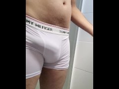 Banho de  cueca branca