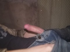 No Hands Cumming 💦 Jerking Through My Jeans
